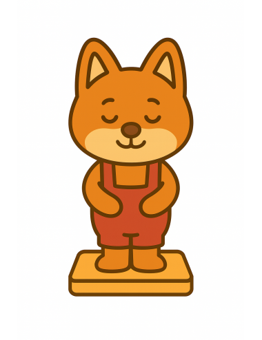 Sevimli Kirmizi Kulak Karakteri